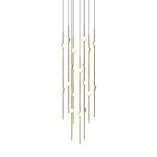 Sonneman 2012.38W-27-J20 - Aries 12" Round LED Pendant (2700K) w/20' Cords