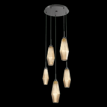 Hammerton CHB0049-05-MB-RB-C01-L1 - Aalto Round 5pc Multi-Pendant