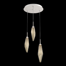 Hammerton CHB0050-03-BS-CB-C01-L1 - Rock Crystal Round 3pc Multi-Pendant
