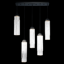 Hammerton PLB0056-05-MB-LC-C01-L3 - Ledgestone Linear 5pc Multi-Pendant