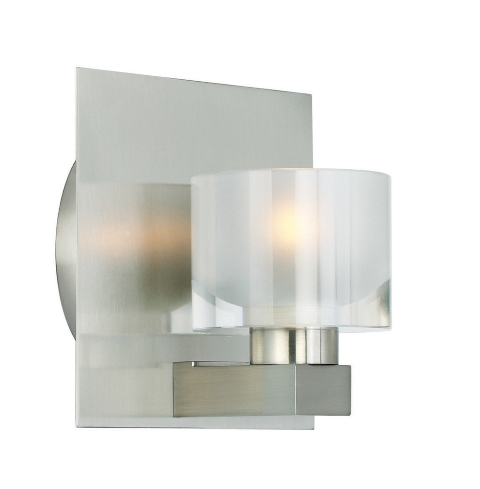 Wall Bracket Elise Crystal Frost Satin Nickel LED G9 3W