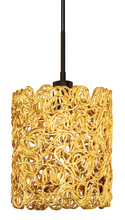 Stone Lighting PD531GOBZX3M - Pendant Spaga Gold Bronze Hal G4 35W 700lm Monopoint