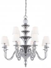 Minka Metropolitan N6611-613 - AISE - 12 LIGHT 2 TIER CHANDELIER